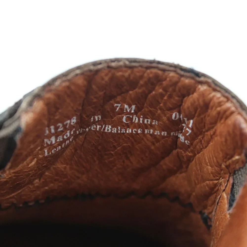 Clarks Artisan Women’s Size 7 Leather Slip-On Mules Clogs Comfort Shoes Brown